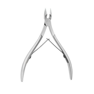 Imagem de Alicate de cutícula profissional – Aparador de cutículas de aço inoxidável com lâminas afiadas de precisão e mola dupla