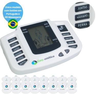 Imagem de Aparelho Fisioterapia Massagem Prático Alivia Dores massageador dor tensao muscular Tens Acupuntura