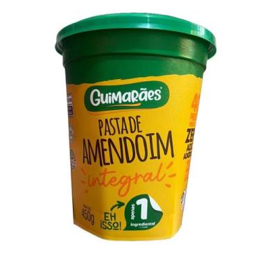 Imagem de Pasta de Amendoim Integral 450g - GUIMARÃES