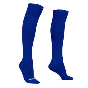 Imagem de Meião Futebol Finta Alcance, Azul, Adulto