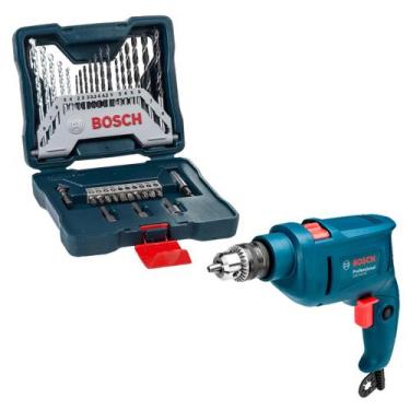 Imagem de Furadeira De Impacto BOSCH GSB 450 RE STD 450W Com Kit de Pontas e Bro