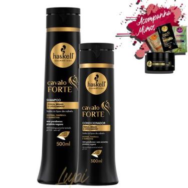 Imagem de Kit Haskell Cavalo Forte Shampoo 500ml Condicionador 300ml