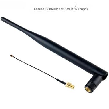 Imagem de Antena LoRa 868MHz 915MHz 5dBi Com Cabo Conector SMA Macho Para U.FL P
