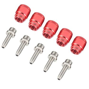 Imagem de Olive e Inserto de Conexão para Freio a Disco Bicicleta Liga Alumínio Aço Inoxidável Leve Hermético Alto Desgaste Alta Resistência Anti-Corrosão Longa Vida Útil Boa Substituição SRAM AVID Oil Disc Fre