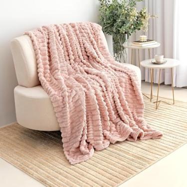 Imagem de Cobertor Queen Manta Flannel Ultrasoft 01 Peça Toque Fofo Polar Blush