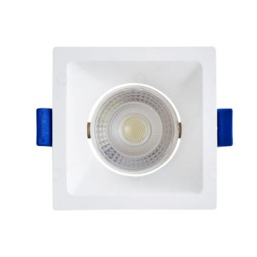 Imagem de Spot Embutir Quadrado Recuado Branco 9,4cm Led 6W 3000K Bivolt