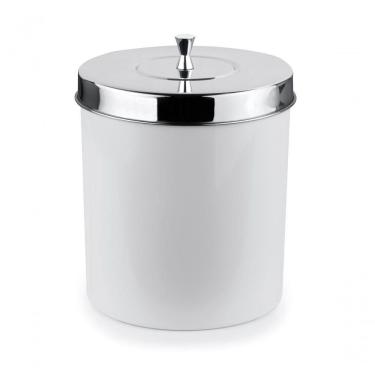 Imagem de Lixeira Cesto De Lixo Com Aro Interno 5l Tampa Inox Cozinha