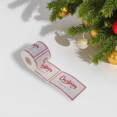 Imagem de Generic 1 Pcs Christmas Stickers for Ceramic Glass Metal Paper Plastic Peel and Stick English Lettering 200 Stickers Coated Paper Red White