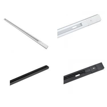 Imagem de Trilho Eletrificado 2Mts C/ Canaleta – Nordecor | Preto Cód. 6057