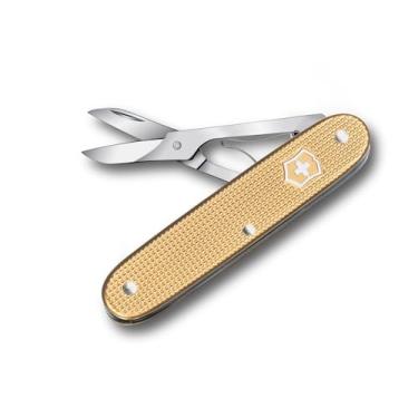 Imagem de Canivete Victorinox Companion X Alox Dourado 0.8070.28 | Tesoura de Precisão, Design Elegante e Compacto