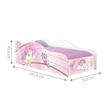 Imagem de Mini Cama Fun Unicónio Rosa