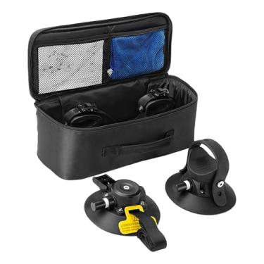 Imagem de Vaveren Suporte de bicicleta com ventosa para teto de carro, acessório prático para transporte de bicicletas, suporte superior com ventosa para bicicletas.