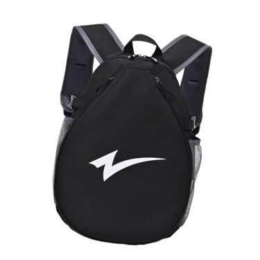 Imagem de YIJU Bolsa para raquete de tênis, mochila para guardar raquetes com alça de ombro ajustável, bolsa para badminton, mochila para tênis, Preto