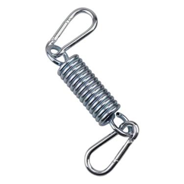 Imagem de ＡＷＨＡＯ Kit de Suspensão para Cadeira de Rede com Molas de Extensão E 2 Mosquetões para Ioga, Academia, Balanços de E Pátio, prata