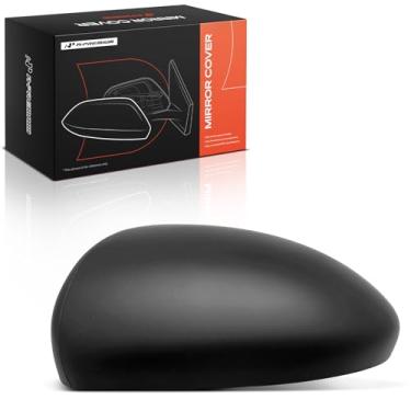 Imagem de A-Premium Tampa do espelho retrovisor do lado do motorista - compatível com Chevrolet Cruze 2011-2016, Cruze Limited 2016 - Primed Black, sem furo de seta