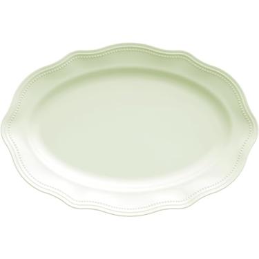 Imagem de Germer, Travessa oval em porcelana, modelo Cottage, refratária, Tamanho g, Verde