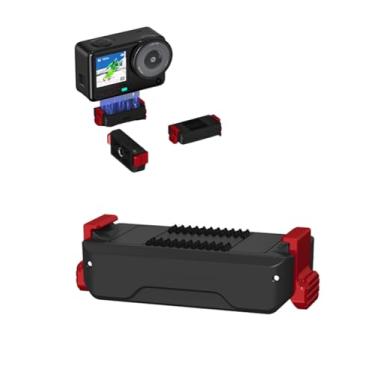 Imagem de YUULNMOP Suporte adaptador magnético de liberação rápida para DJI Osmo Nano/Action 6, conexão de adaptador de base de expansão com orifício de parafuso de 1/10.2 cm para câmera de ação para tripé