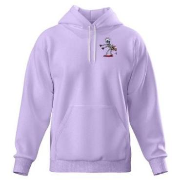 Imagem de Casaco De Moletom Blusa De Frio Bolso Canguru Com Capuz-Unissex