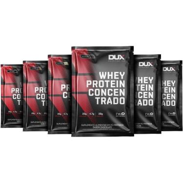 Imagem de Kit 6 Sachês Whey Protein Concentrado Dux Nutrition - Um De Cada Sabor-Unissex