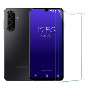 Imagem de Futanwei Película protetora de tela Pinwheel Plus 6 | Película protetora de tela para Samsung Galaxy A17 5G A16 A26 de 6,7 polegadas [pacote com 2] película de vidro temperado HD [rigidez 9H