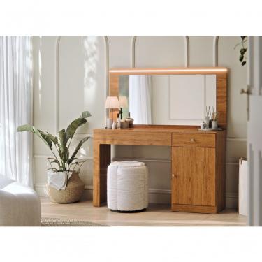 Imagem de Penteadeira Camarim Nina Studio Led - Bebeshop Canela