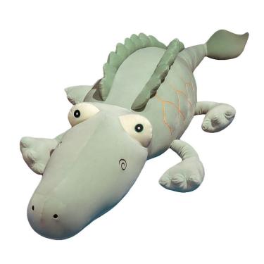 Imagem de Boneca de brinquedo de pelúcia Crocodilo com 70 cm de comprimento