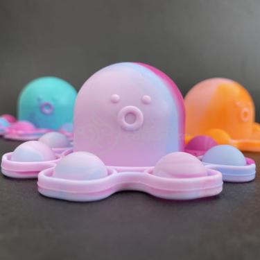 Imagem de Chaveiro Polvo Reversível Pop It Anti Stress Silicone