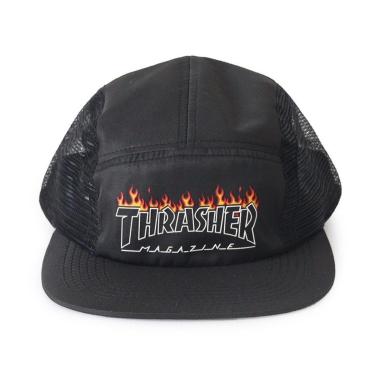 Imagem de Boné Thrasher Magazine Five Panel Schorched Outline - Preto-Unissex