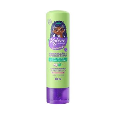 Imagem de Condicionador Kolene Cachinhos Super Brilho Óleo de Coco Aloe Vera + Vitaminas 300ml