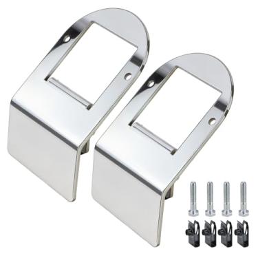 Imagem de Suporte de moldura luminosa sob luz de melancia de aço inoxidável universal para caminhão RV universal (2 peças)