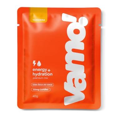 Imagem de Vamo! Bebida esportiva para tenistas - Pré & Intra treino, Energia, hidratação, foco e resistência em quadra, Suplemento energético e repositor isotônico (Tangerina)