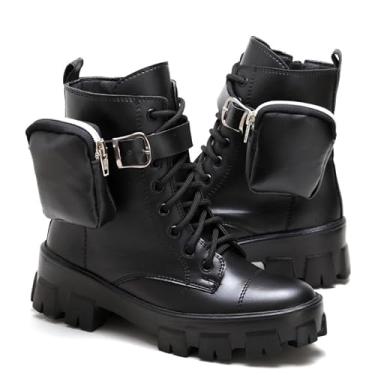 Imagem de Coturno Feminino de Cano Médio com Fechamento Lateral e Estrutura Indicada para Uso Contínuo