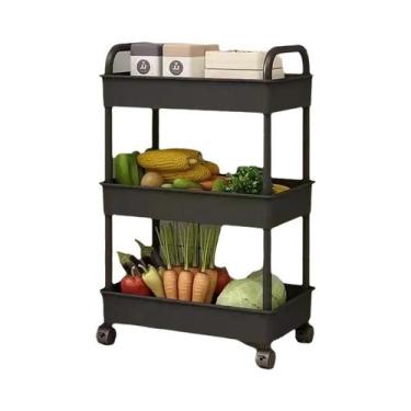 Imagem de Prateleira Móvel Multi-Camadas Para Cozinha, Quarto, Quarto De Bebê, B