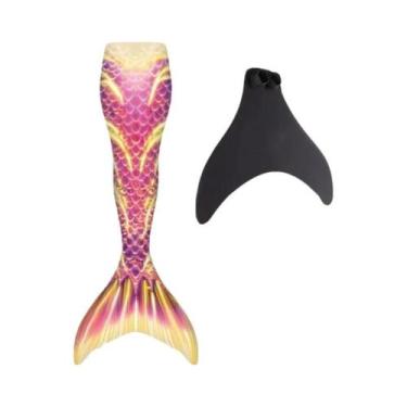 Imagem de Fantasia De Cauda De Sereia Para Crianças E Adultos, Cosplay De Menina