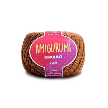 Imagem de Linha Fio Amigurumi Círculo 125g 254m 100 Algodão Mercerizado Crochê Tricô Artesanato Colorido (7220 - TÂMARA)