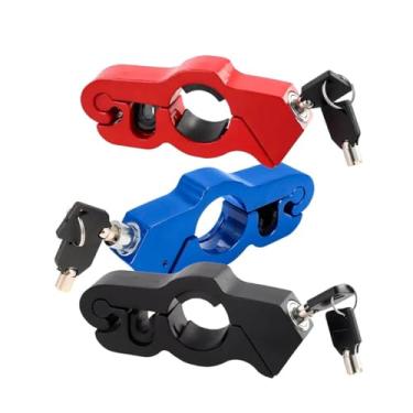 Imagem de Trava De Guidão Para Motocicleta Com Cadeado De Combinação Segurança Reforçada Para Manopla E Freio Dianteiro Ajustável Instalação Ideal Para Motos E Scooters