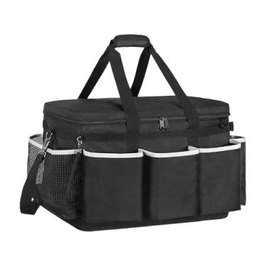 Imagem de Gralara Organizador de Produtos de Limpeza com Alça de Ombro, Bolsa Organizadora Multifuncional para Limpeza Doméstica, Ideal para Fazendeiros e Empregadas