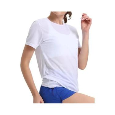 Imagem de Camiseta Esportiva Feminina Ultraleve De Secagem Rápida E Respirável P