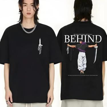 Imagem de Camiseta Gráfica Unissex Jujutsu Kaisen Fushiguro Toji Harajuku Y2k An
