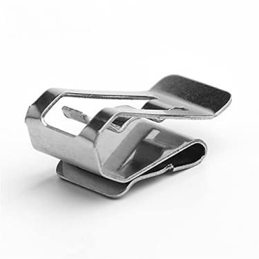 Imagem de Clipes de quadro do quadro do módulo do módulo do módulo dos clipes do cabo solar para a montagem das estruturas do painel solar(400 pieces)