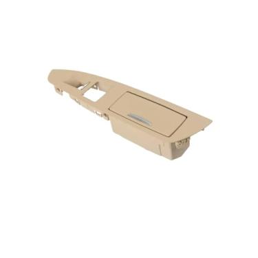 Imagem de Interior do carro porta traseira braço cinzeiro conjunto substituir painel caixa de armazenamento compatível para bmw série 7 f01 f02 730 740(Right Beige)