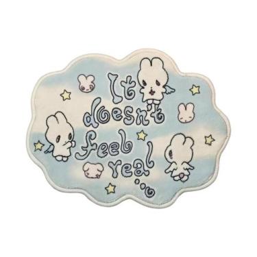 Imagem de Tapete Decorativo De Cashmere Para Gato Coelho Anjo, Cobertor Para Sal