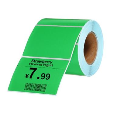 Imagem de PATIKIL 500 etiquetas térmicas, etiquetas de impressora térmica de 5 x 7 cm, etiquetas autoadesivas, rolo de papel retangular, pequeno para impressora, etiqueta de envio, endereço de código de barras