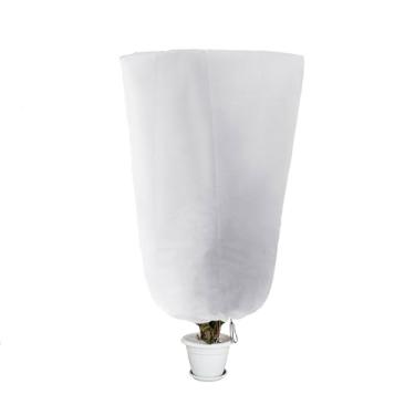 Imagem de 1 peça de cobertura de plantas de inverno com cordão de zíper, cobertores de congelamento reutilizáveis para vasos de plantas ao ar livre, árvores, Shru(Tamanho: 300 x 300 cm), cor: zíper branco +