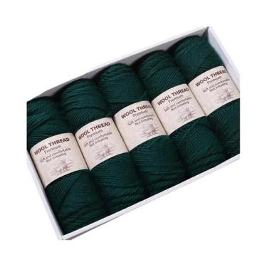 Imagem de Fio De Lã De Alpaca Grosso 500g 245 Agulhas Para Tricô Artesanal DIY D