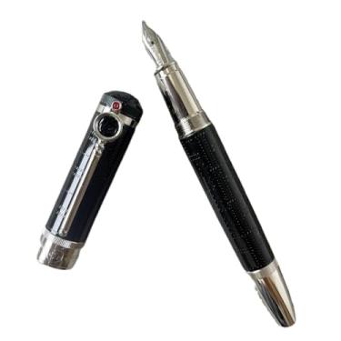 Imagem de GAFNED Lupa Caneta-tinteiro com design redondo, caneta esferográfica, atualização, qualidade, pequena quantidade, caneta (A1, caneta com caixa)