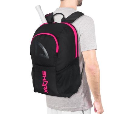 Imagem de Mochila Shark Tour Preta e Rosa-Unissex