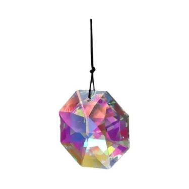 Imagem de Prisma De Cristal Arco-Íris Para Janela, Decoração De Luminária De Int