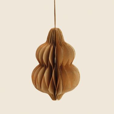 Imagem de Enfeite Pine Rustic Papel 6x10cm - Acasa Marrom