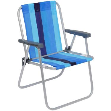 Imagem de Bel - Cadeira de Praia Alta em Alumínio Estampas Sortidas